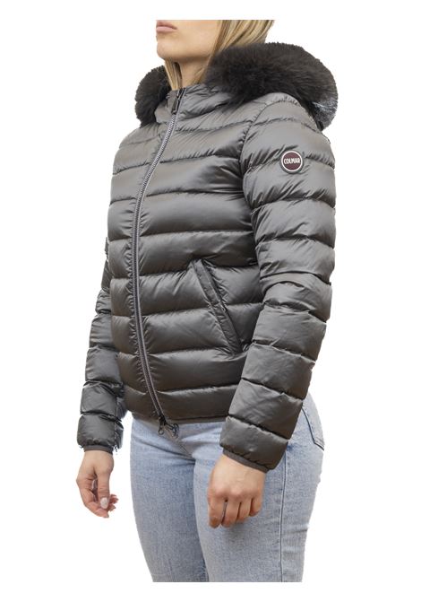 gray hooded down jacket COLMAR | 2286E2Y0-506