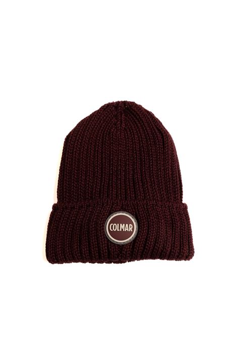 cappello in lana con risvolto bordeaux COLMAR | 50962YB-417