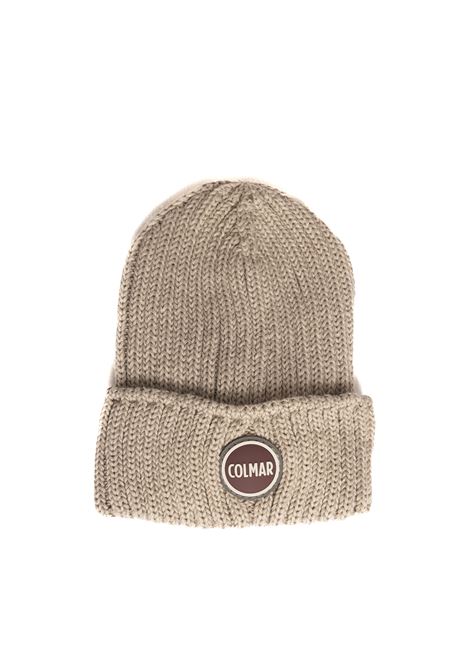 wool hat with coffee cuff COLMAR | 50962YB-606