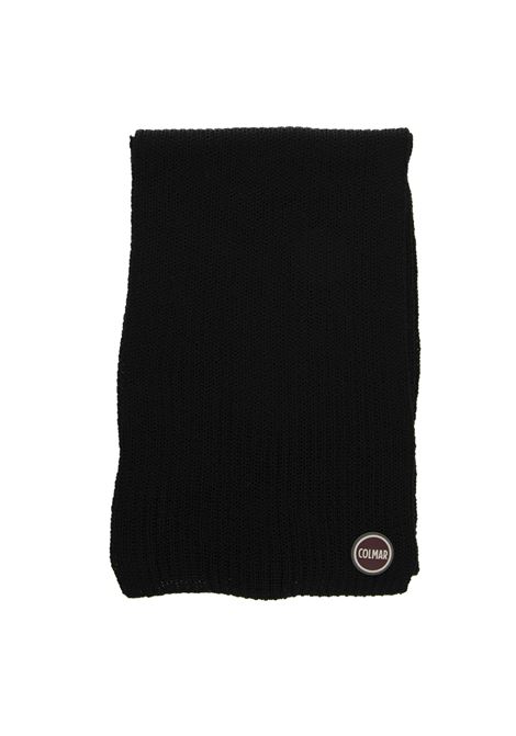 unisex black logo scarf COLMAR | 52982YB-99