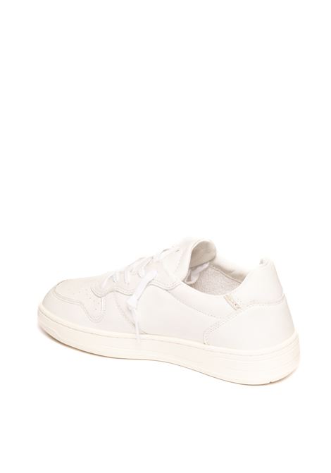 White calf court sneaker D.A.T.E. | COURTCALF-WHT