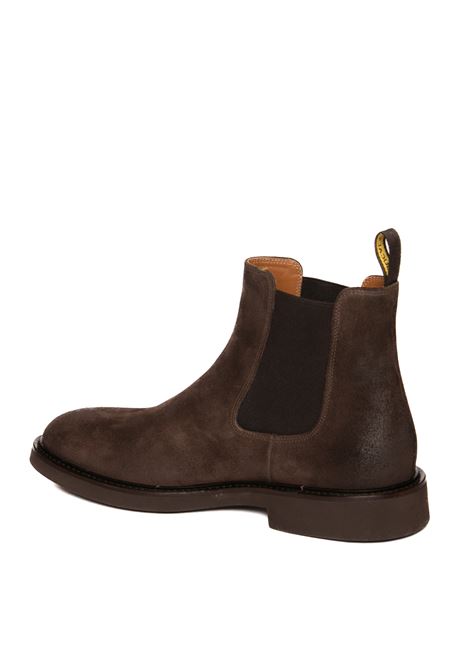 dark brown suede chelsea boot DOUCAL'S | 1343OIL-TERRE