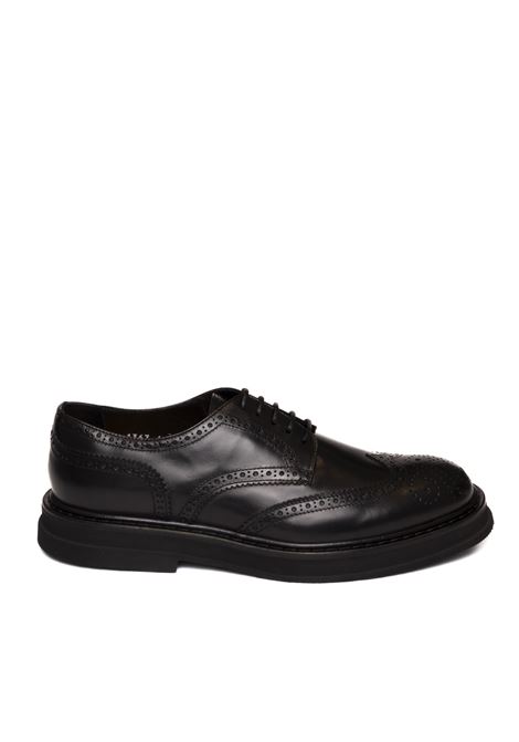 Derby pelle nero DOUCAL'S | 1367SHADE-NERO