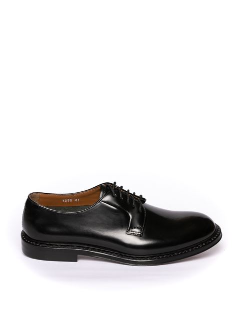 Black 1385 lace-up DOUCAL'S | 1385CUHORSE-NERO