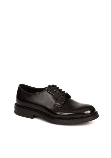 Black 1385 horse lace-up DOUCAL'S | 1385HORSE-NERO