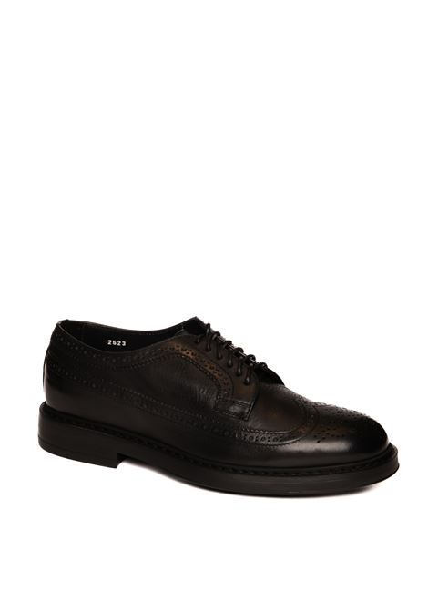 Black horse lace up DOUCAL'S | 2523TRIUMPH-NERO