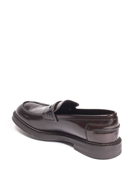 Dark brown horse penny loafer DOUCAL'S | 2726HORSE-EBANO