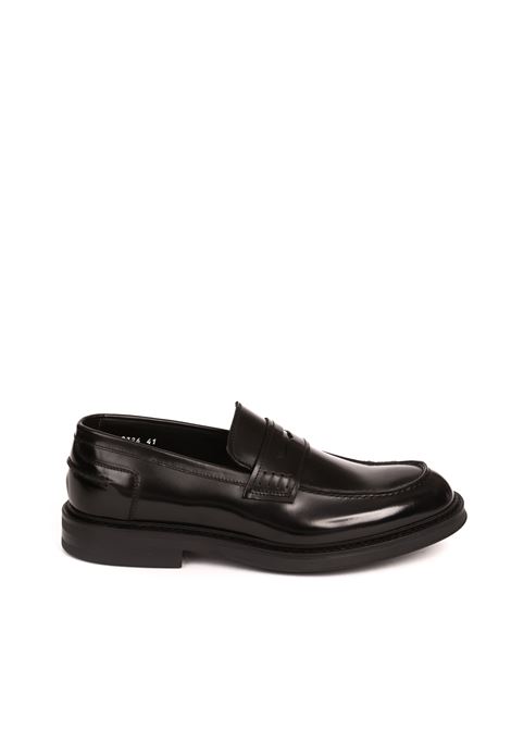 Black horse penny loafer DOUCAL'S | 2726HORSE-NERO