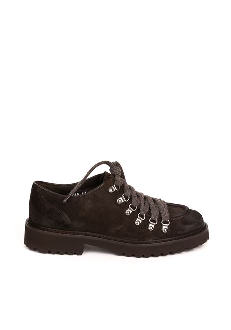 Brown 2736 commander lace-up DOUCAL'S | 2736VISONE-TERRE