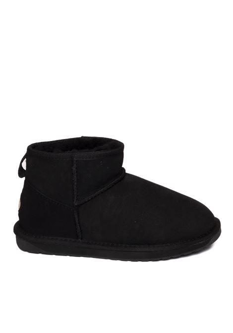 Black sheepskin ankle boot EMU | W10937STINGER-BLACK