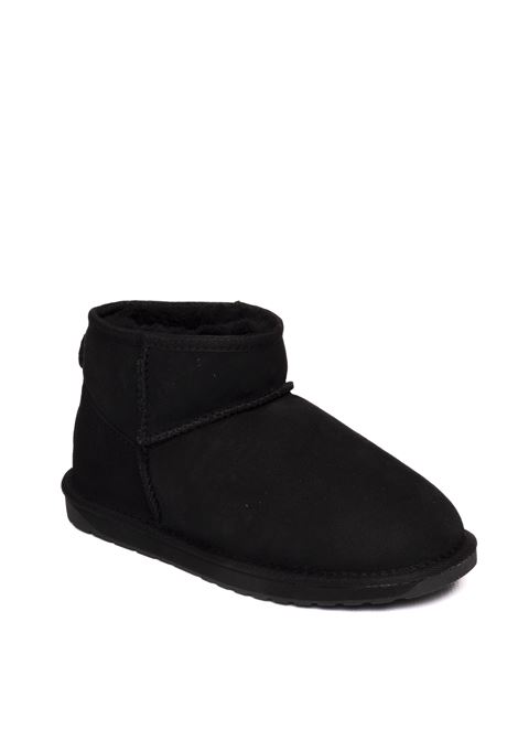 Black sheepskin ankle boot EMU | W10937STINGER-BLACK