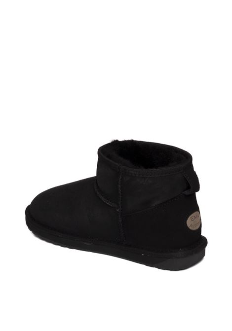 Black sheepskin ankle boot EMU | W10937STINGER-BLACK