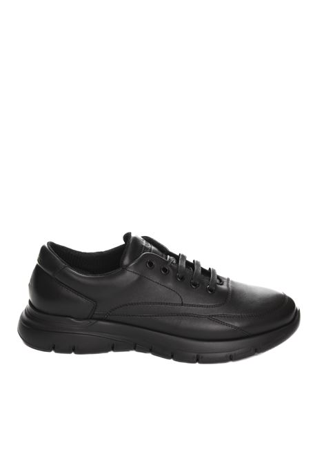 Black leather sneaker FRAU | 09S3SURF-NERO