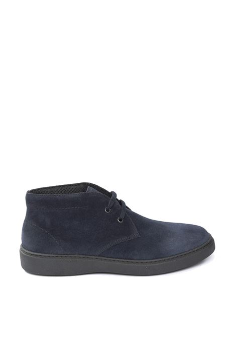 Blue waxy ankle boot FRAU | 19C5BRISTOL-BLU