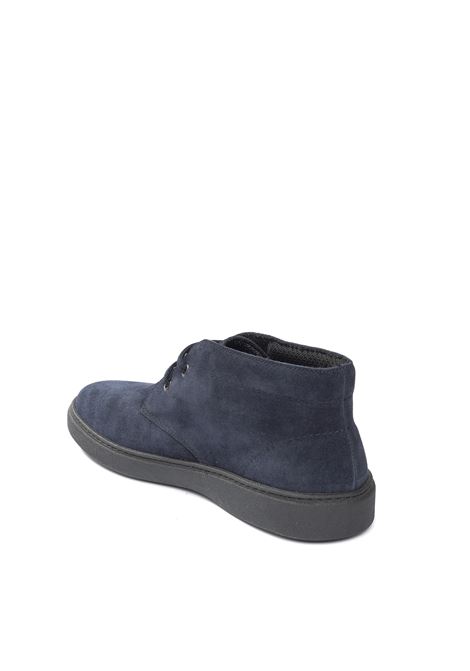 Blue waxy ankle boot FRAU | 19C5BRISTOL-BLU