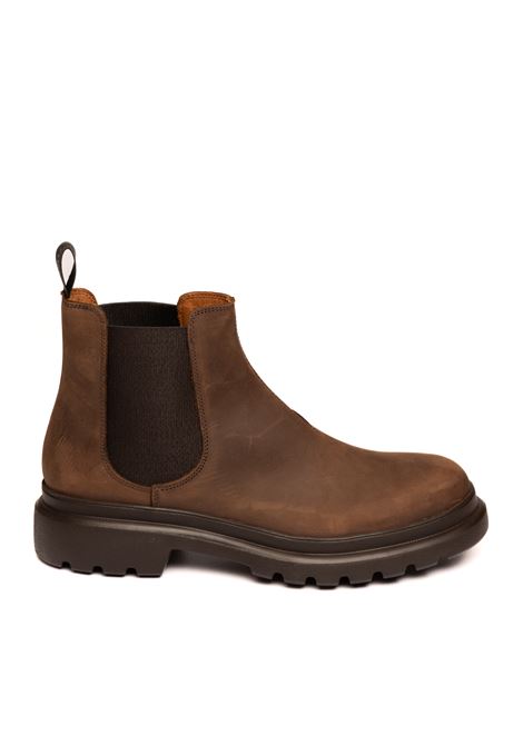 Dark brown nubuck chelsea boot FRAU | 32N3CRAZY-MORO