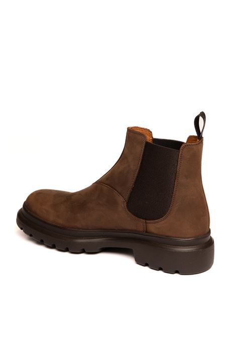 Dark brown nubuck chelsea boot FRAU | 32N3CRAZY-MORO