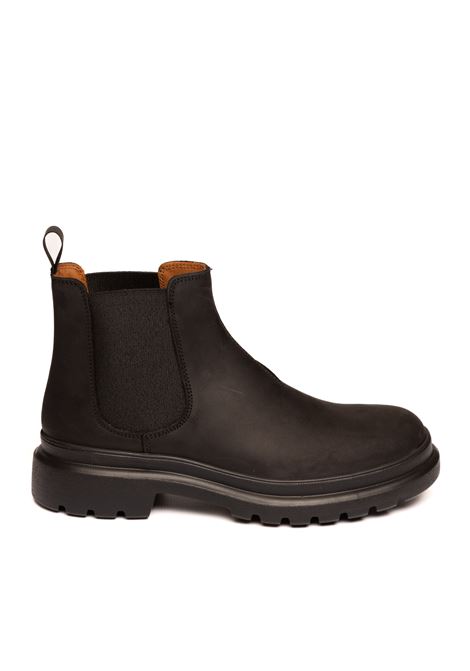 Black nubuck chelsea boot FRAU | 32N3CRAZY-NERO