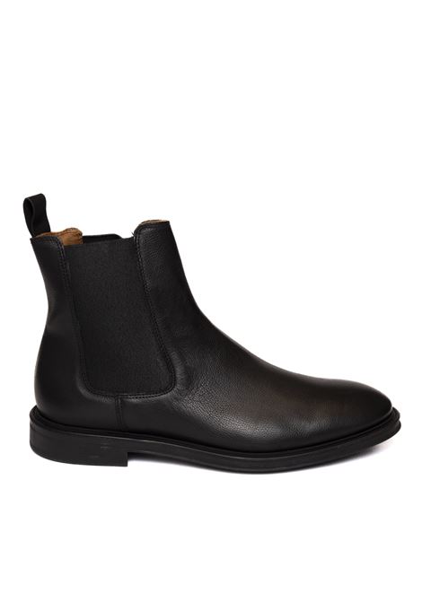 black leather ankle boots FRAU | 71N5BABY-NERO