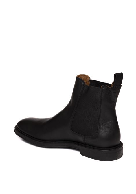 black leather ankle boots FRAU | 71N5BABY-NERO