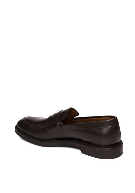 Bordeaux leather moccasin FRAU | 71S1BRISTOL-MULBERRY