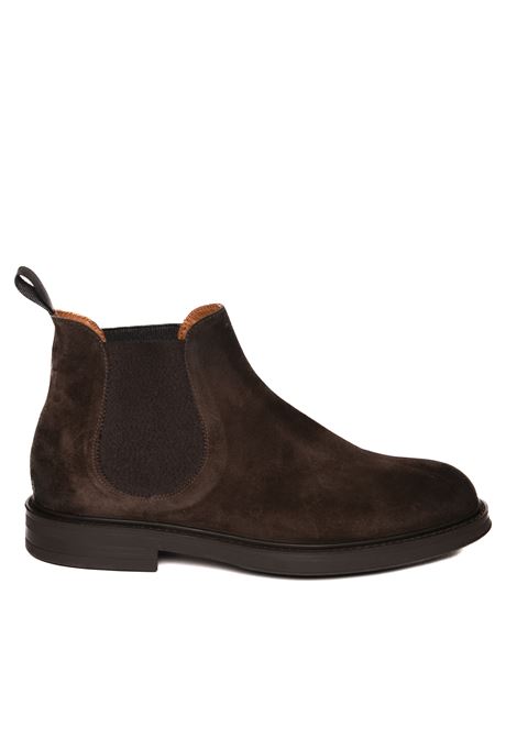 Dark brown suede chelsea boot FRAU | 73C3WAXY-PEPE