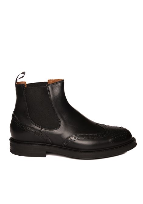 Black leather chelsea boot FRAU | 73N6PONCHO-NERO