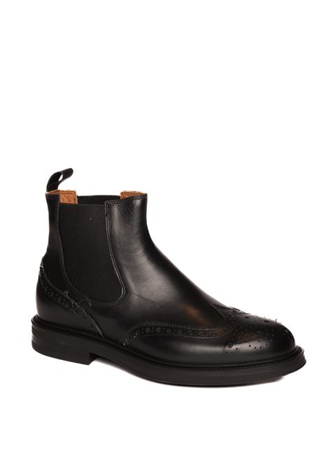 Black leather chelsea boot FRAU | 73N6PONCHO-NERO