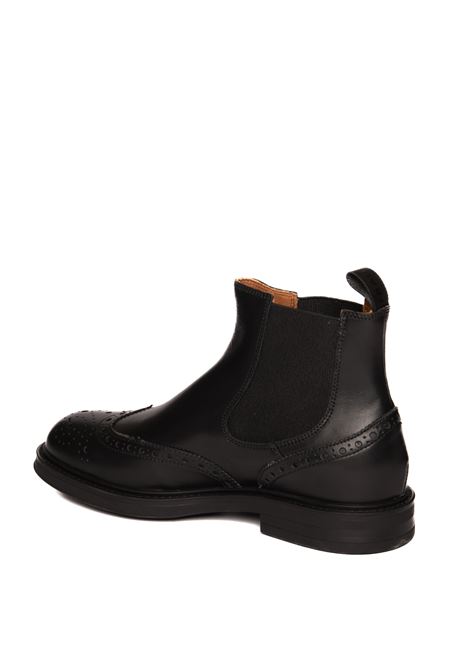 Black leather chelsea boot FRAU | 73N6PONCHO-NERO