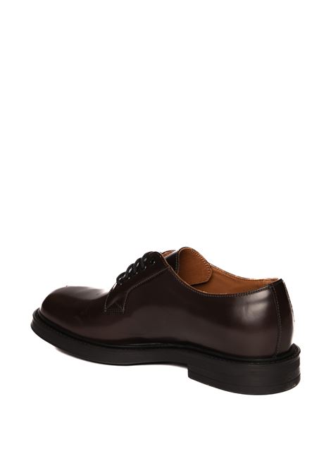 burgundy semi-gloss leather derby FRAU | 73S1BRISTOL-MULBERRY