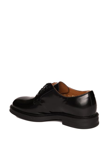 black semi-gloss leather derby FRAU | 73S1BRISTOL-NERO