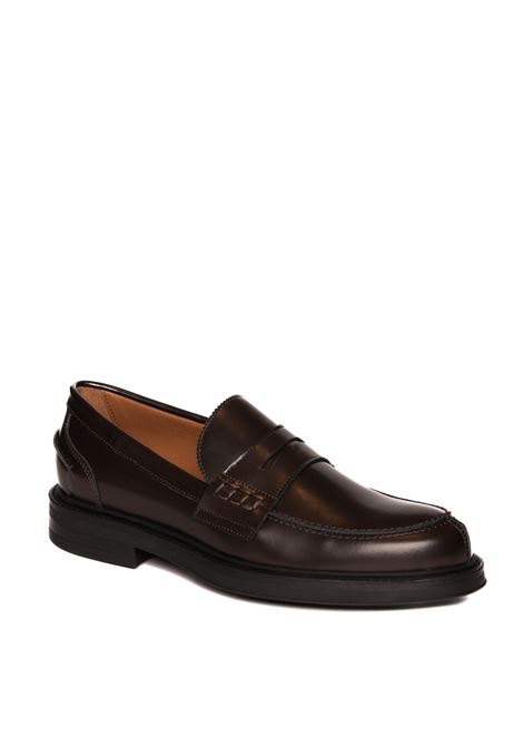 Mulberry semi-gloss leather moccasin FRAU | 73S8BRISTOL-MULBERRY