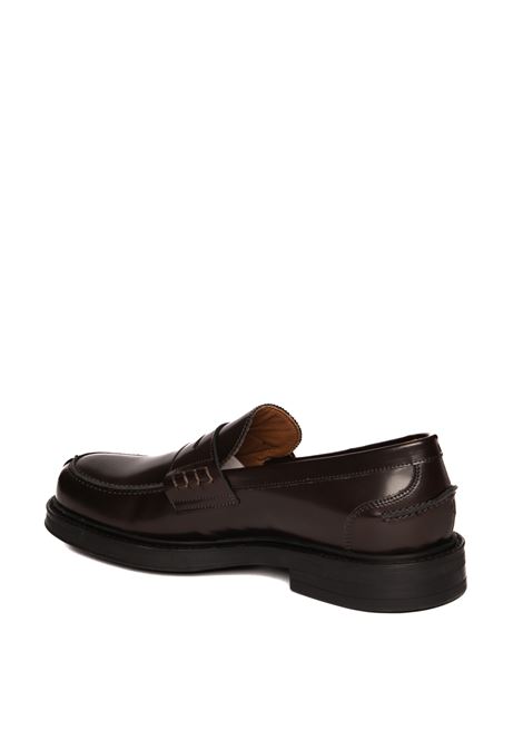 Mulberry semi-gloss leather moccasin FRAU | 73S8BRISTOL-MULBERRY