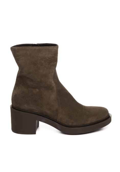 Taupe suede ankle boot FRAU | 80C7SOFTY-TORBA