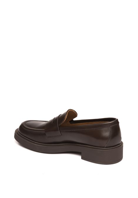 Burgundy  leather loafer FRAU | 97S4BRISTOL-MULBERRY