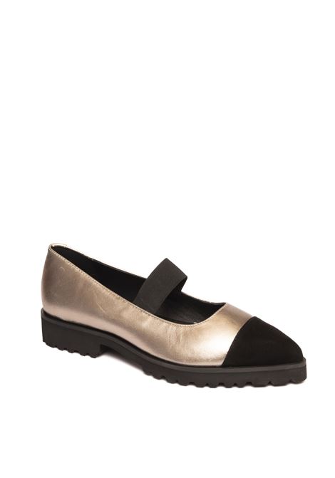 Leather laminated ballerina GIOSEPPO | 73863TOKAJ-PIOMBO