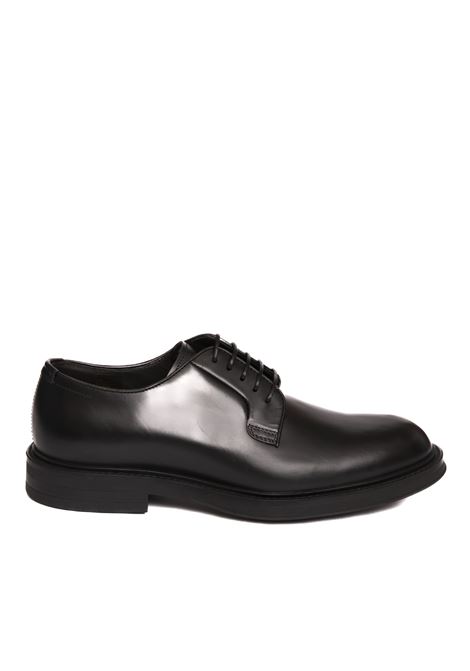 Black leather lace-up HENDERSON | 82200VIT-NERO