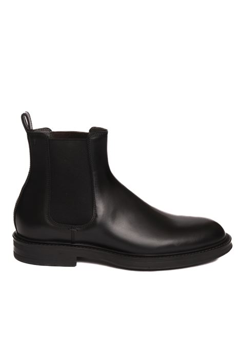 black leather ankle boot HENDERSON | 82503VIT-NERO