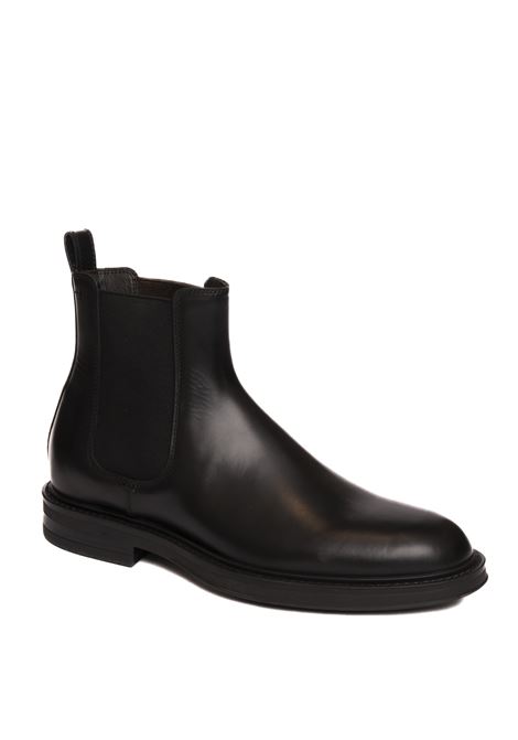 stivaletto in pelle nero  HENDERSON | 82503VIT-NERO