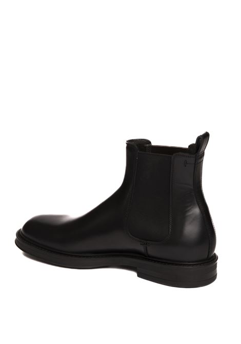 black leather ankle boot HENDERSON | 82503VIT-NERO