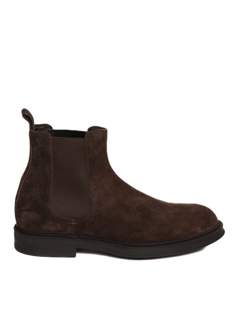 Brown suede chelsea boot HENDERSON | 82503SUEDE-FONDENTE