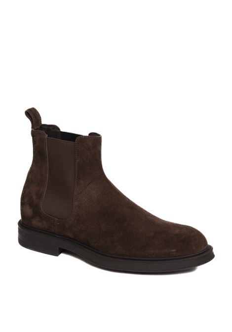 Brown suede chelsea boot HENDERSON | 82503SUEDE-FONDENTE