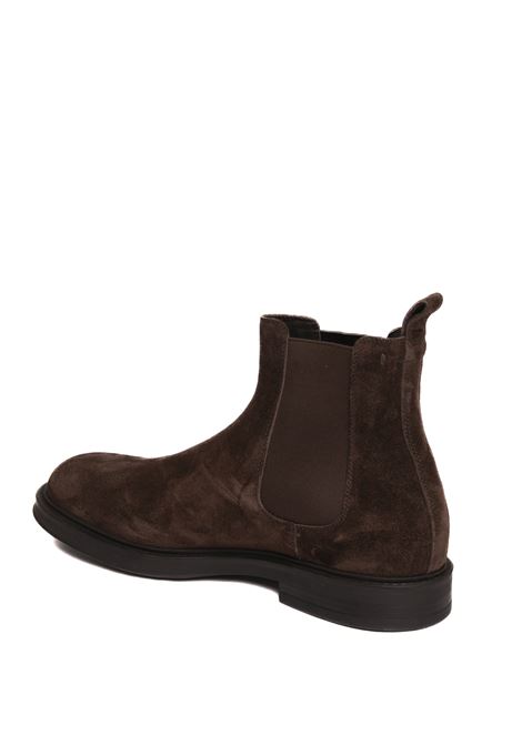 Brown suede chelsea boot HENDERSON | 82503SUEDE-FONDENTE