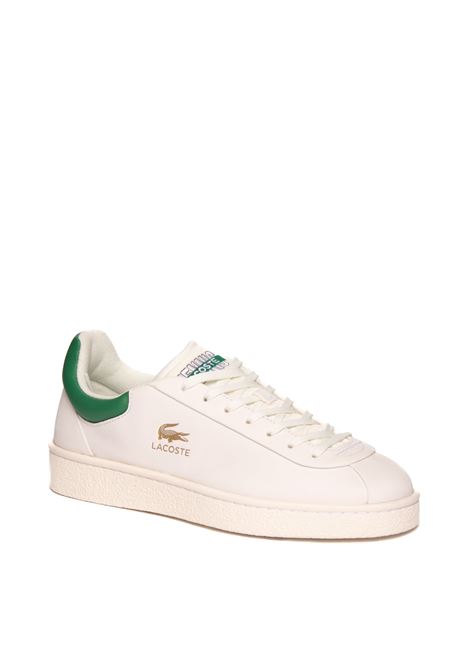 Sneaker baseshot bianco/verde LACOSTE | BASESHOTCAM-WHT