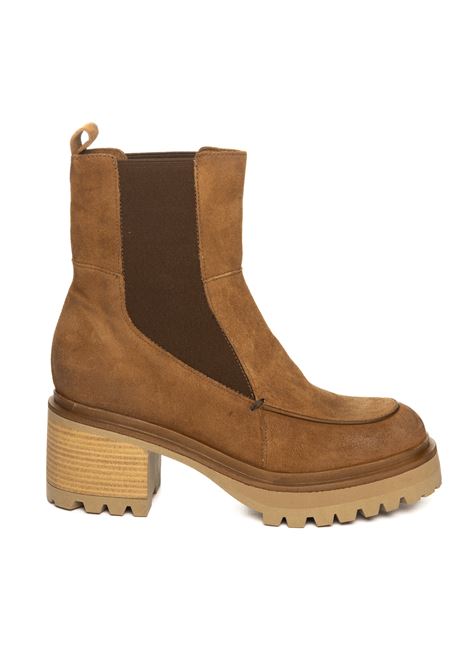 Brown suede boot MJUS | T64204PELLE-6106