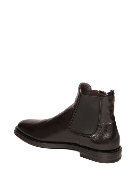 Burgundy leather ankle boot PANTANETTI | 16802FLAGOS-AUBERGINE