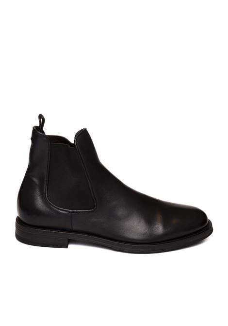 Black leather chelsea boot PANTANETTI | 16802FLAGOS-NERO