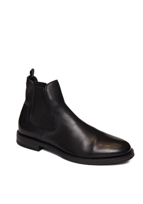 Black leather chelsea boot PANTANETTI | 16802FLAGOS-NERO