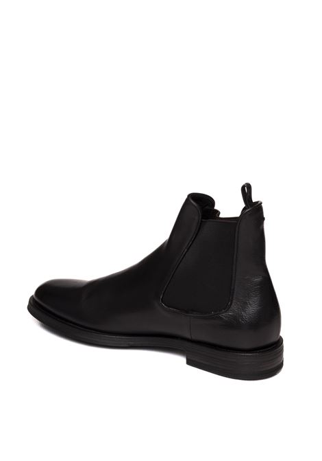 Black leather chelsea boot PANTANETTI | 16802FLAGOS-NERO