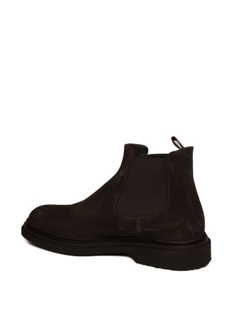 Dark brown suede ankle boot PANTANETTI | 16832SIRIO-MORO